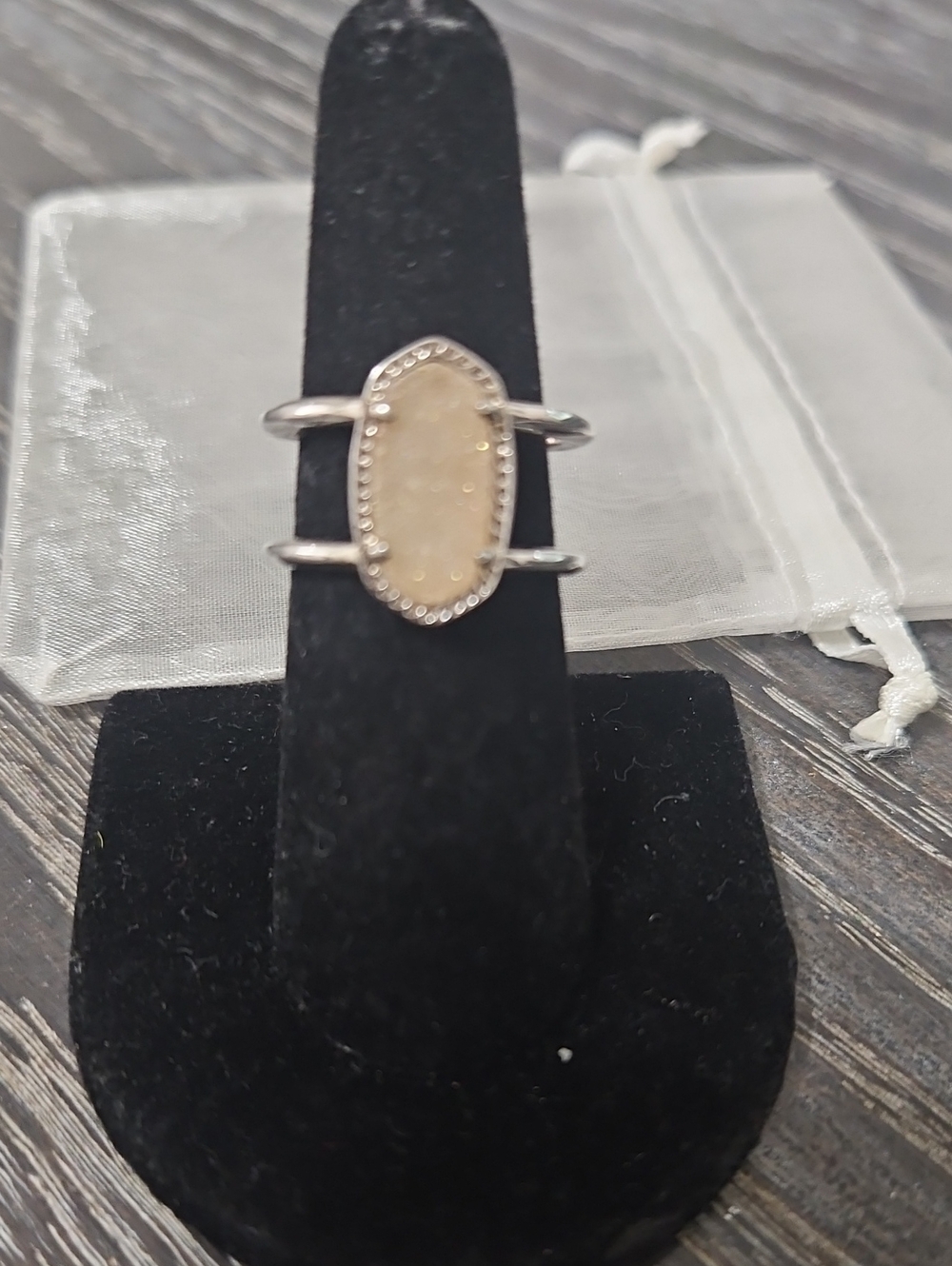 Kendra Scott Elyse Silver Ring 7
